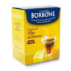 16 CAPSULE CAFFE BORBONE MISCELA THE' AL LIMONE COMPATIBILI A MODO MIO®