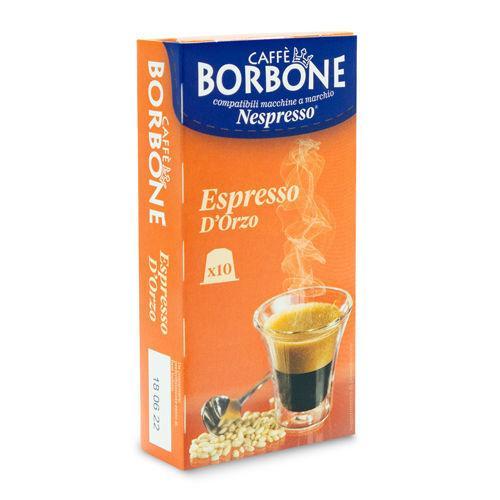 10 CAPSULE CAFFE BORBONE MISCELA ORZO COMPATIBILI NESPRESSO®