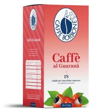 18 CIALDE CAFFE BORBONE MISCELA CAFFE AL GUARANA' ESE 44 MM