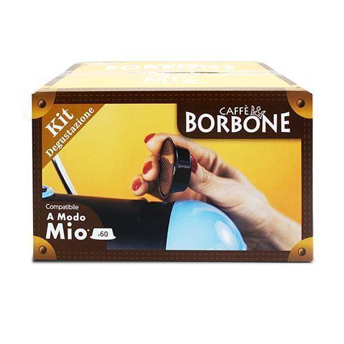 KIT DEGUSTAZIONE 60 CAPSULE CAFFE BORBONE DON CARLO COMPATIBILI A MODO MIO®